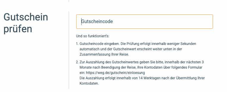 weg.de gutschein einlösen