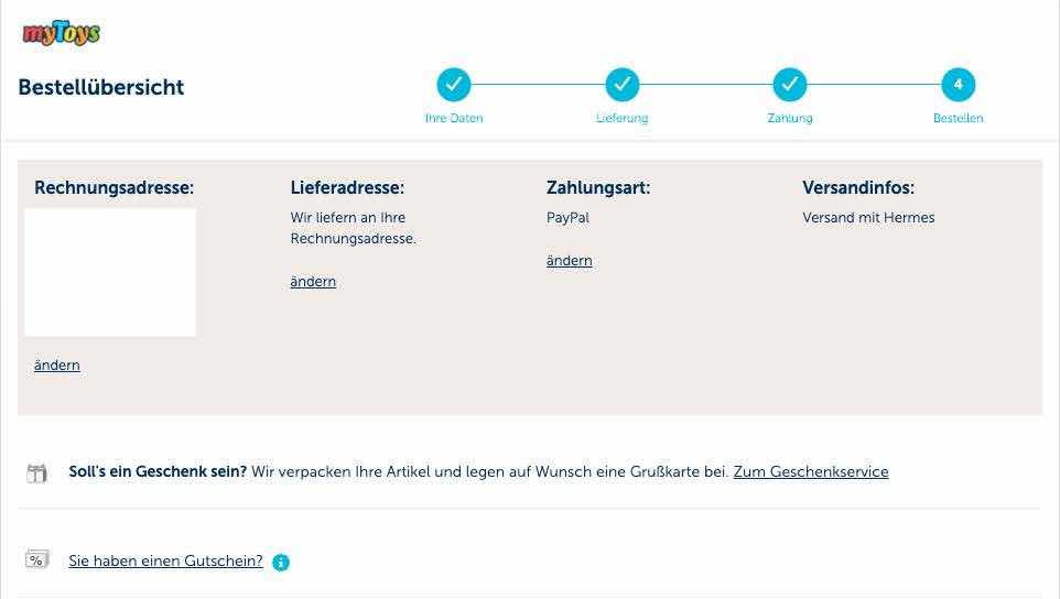 myToys Gutschein aktivieren